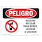 Signmission OSHA Danger Sign, Non-Potable Water Not For Spanish, 10in X 7in Rigid Plastic, OS-DS-P-710-LS-1502 OS-DS-P-710-LS-1502 - alternate 1